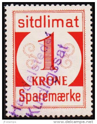 1939. Sparemærke Sitdlimat. 1 Kr. Handelsstedet Kutdligssat.  (Michel: ) - JF127618 - Pacchi Postali