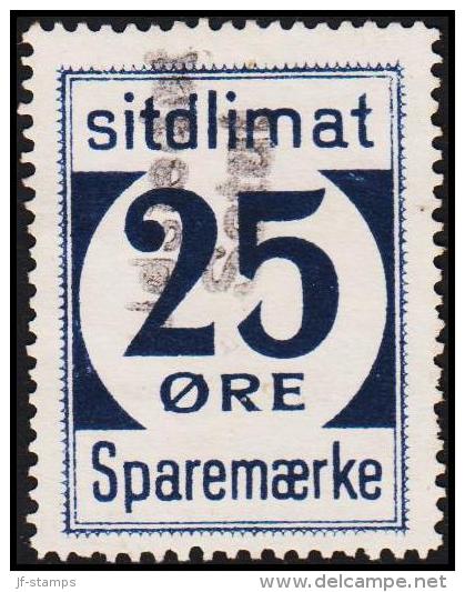 1939. Sparemærke Sitdlimat. 25 ØRE Udstedet Satut.  (Michel: ) - JF127660 - Paquetes Postales
