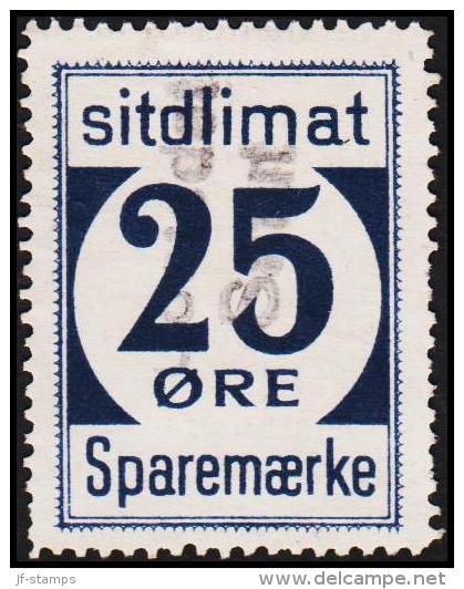 1939. Sparemærke Sitdlimat. 25 ØRE Udstedet Satut.  (Michel: ) - JF127661 - Parcel Post