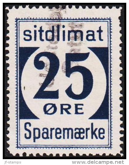 1939. Sparemærke Sitdlimat. 25 ØRE Udstedet Satut.  (Michel: ) - JF127659 - Paketmarken