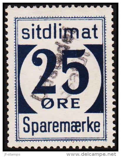 1939. Sparemærke Sitdlimat. 25 ØRE Udstedet Satut.  (Michel: ) - JF127658 - Paketmarken