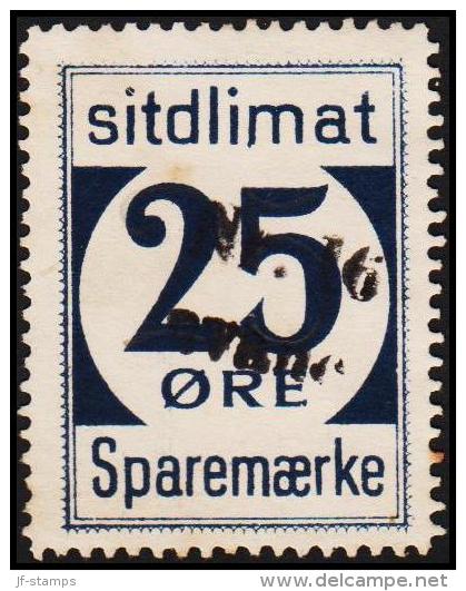 1939. Sparemærke Sitdlimat. 25 ØRE Nr. 16 Avane.  (Michel: ) - JF127721 - Parcel Post