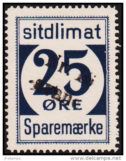 1939. Sparemærke Sitdlimat. 25 ØRE Nr. 16 Avane.  (Michel: ) - JF127719 - Paketmarken