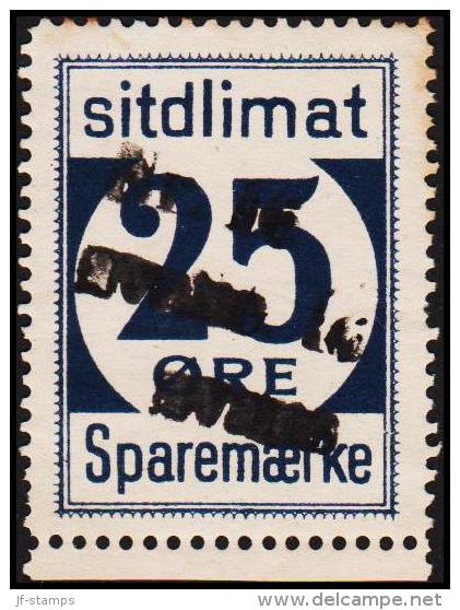 1939. Sparemærke Sitdlimat. 25 ØRE Nr. 16 Avane.  (Michel: ) - JF127722 - Parcel Post