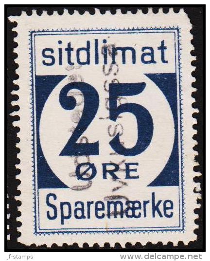 1939. Sparemærke Sitdlimat. 25 ØRE Udstedet Uvkusigssat.  (Michel: ) - JF127697 - Parcel Post