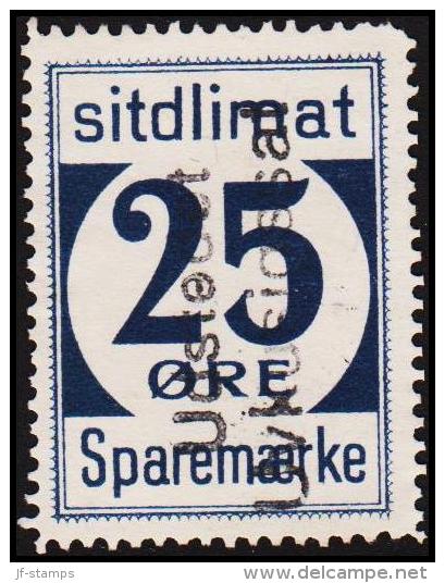 1939. Sparemærke Sitdlimat. 25 ØRE Udstedet Uvkusigssat.  (Michel: ) - JF127695 - Parcel Post