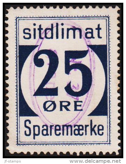 1939. Sparemærke Sitdlimat. 25 ØRE. Nr. 37 Avane.  (Michel: ) - JF127729 - Spoorwegzegels