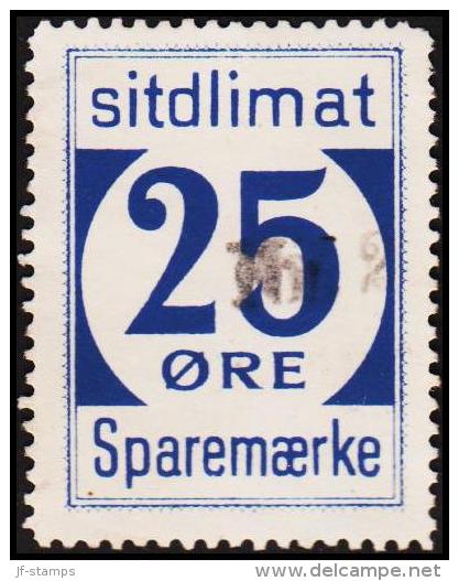 1939. Sparemærke Sitdlimat. 25 ØRE Nr. 2 Avane.  (Michel: ) - JF127785 - Spoorwegzegels