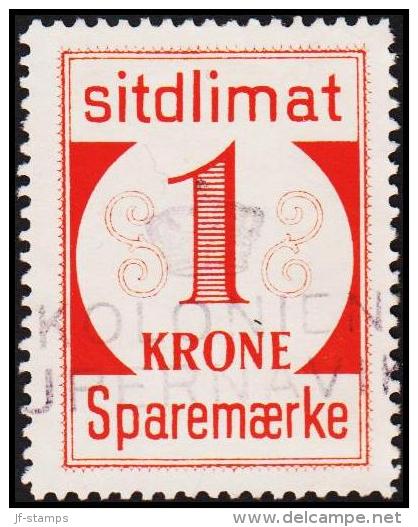 1939. Sparemærke Sitdlimat. 1 Kr. KOLONIEN UPERNAVIK.  (Michel: ) - JF127765 - Pacchi Postali