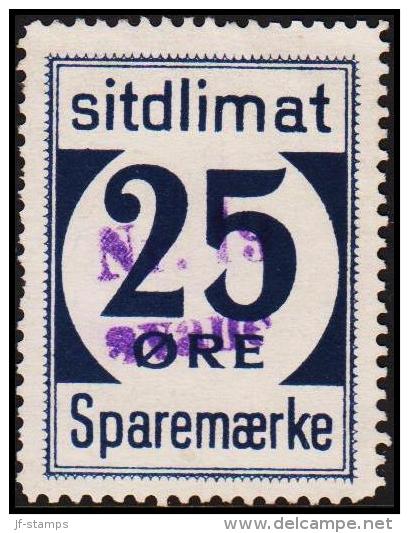 1939. Sparemærke Sitdlimat. 25 ØRE Nr. 19 Avane.  (Michel: ) - JF127759 - Spoorwegzegels