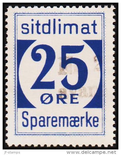 1939. Sparemærke Sitdlimat. 25 ØRE Nr. 2 Avane.  (Michel: ) - JF127787 - Paquetes Postales