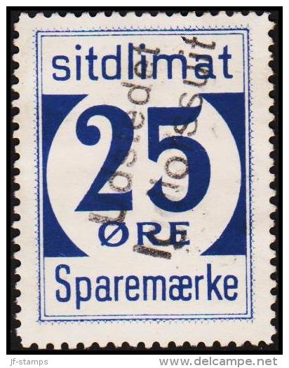 1939. Sparemærke Sitdlimat. 25 ØRE Udstedet Igdlorssuit. (Michel: ) - JF127834 - Colis Postaux
