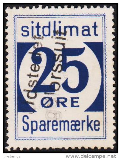 1939. Sparemærke Sitdlimat. 25 ØRE Udstedet Igdlorssuit. (Michel: ) - JF127812 - Pacchi Postali