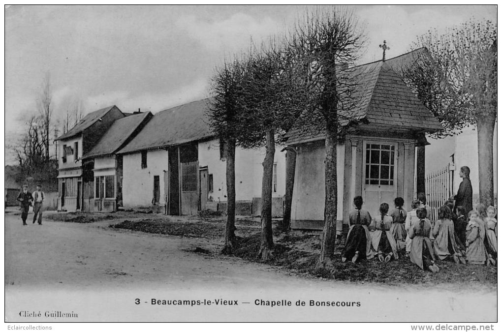 Berteaucourt Les Dames     80      Chapelle De Bonsecours  Enfants En Prières - Other & Unclassified