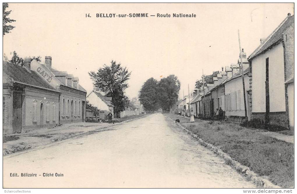 Belloy Sur Somme      80       Route Nationale - Autres & Non Classés