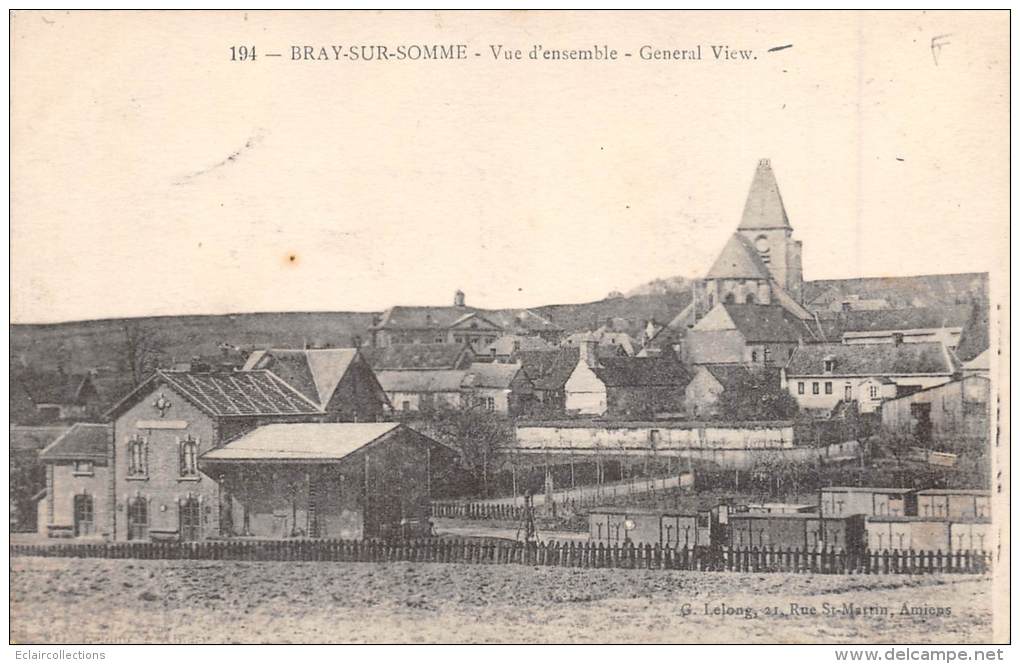 Bray Sur Somme     80      Vue Générale - Bray Sur Somme