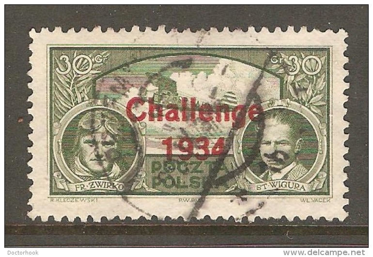 POLAND    Scott  # C 12  VF USED - Used Stamps