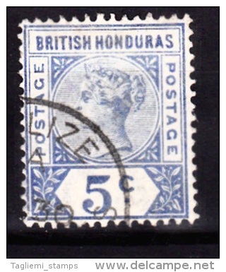 British Honduras, 1891, SG 54, Used (Wmk Crown CA) - British Honduras (...-1970)