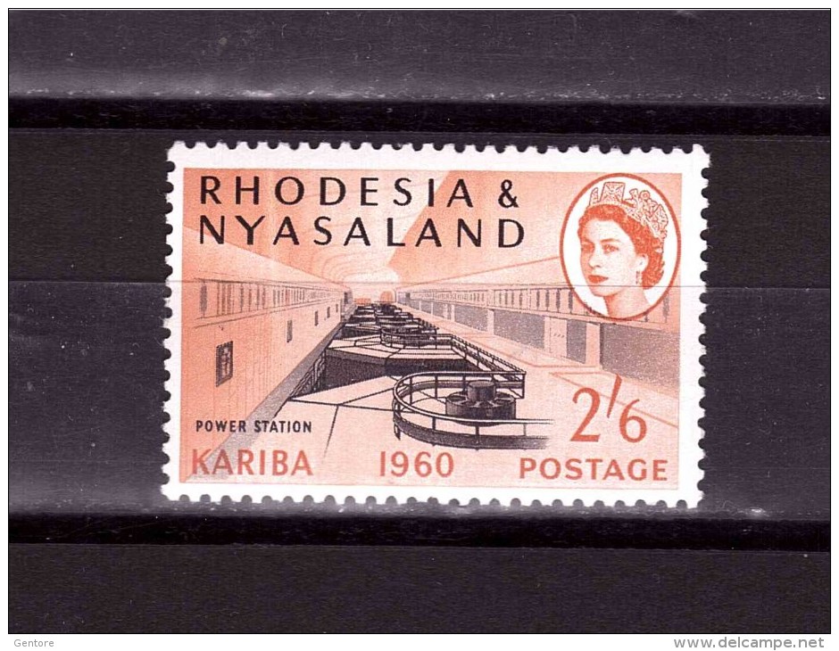 NYASALAND 1960 Kariba Odd Value   Yvert Cat N°37 Absolutely Perfect MNH ** - Nyasaland (1907-1953)