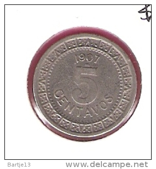 MEXICO 5 CENTAVOS 1907 KM421 - Messico