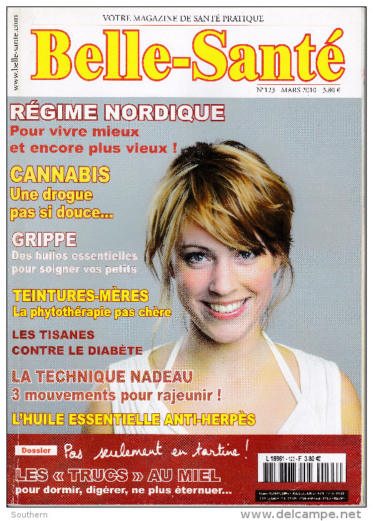 Le Journal De Sophie Lacoste N° 123 -03//2010 " Belle-Santé " TBE - Médecine & Santé