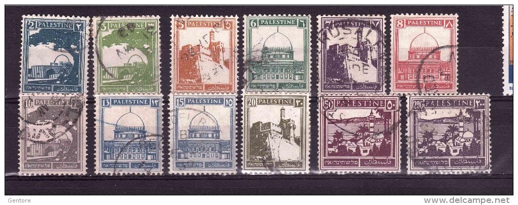 PALESTINE  1927-45 Lot Of Definitive Issue  Yvert Cat N° Various   Perfect Mint Hinged - Palestina