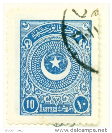 TURKEY  -  1923  Crescent And Star  10p  Used As Scan - Oblitérés