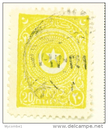 TURKEY  -  1923  Crescent And Star  20p  Used As Scan - Used Stamps