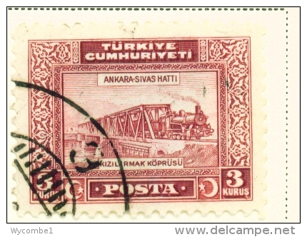 TURKEY  -  1929  Pictorial Definitive  3k  Used As Scan - Used Stamps