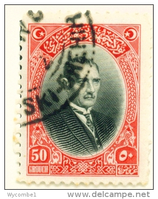 TURKEY  -  1929  Pictorial Definitive  50k  Used As Scan - Oblitérés