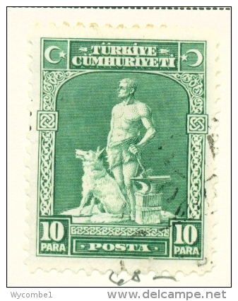 TURKEY  -  1929  Pictorial Definitive  10p  Used As Scan - Oblitérés