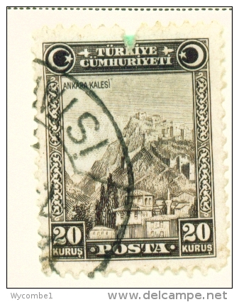 TURKEY  -  1929  Pictorial Definitive  20k  Used As Scan - Oblitérés