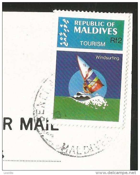 MALDIVES Aerial View RESORT ISLAND - Maldiven