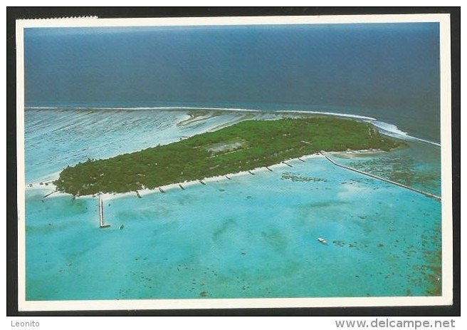 MALDIVES Aerial View RESORT ISLAND - Maldiven