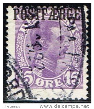 1919. Parcel Post (POSTFÆRGE). Chr. X. 15 Øre Grey-lilac. (Michel: PF2b) - JF158772 - Paketmarken