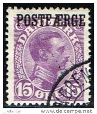 1919. Parcel Post (POSTFÆRGE). Chr. X. 15 Øre Grey-lilac. (Michel: PF2b) - JF158771 - Paketmarken