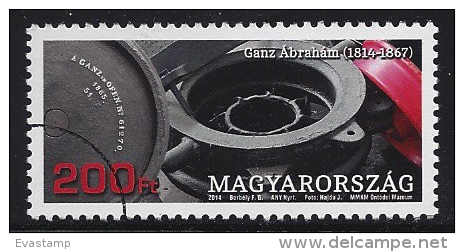 HUNGARY-2014. SPECIMEN - Abraham Ganz / 200th Anniversary Of His Born - Essais, épreuves & Réimpressions