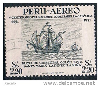 5821 - Peru 1951 - Ship - Peru