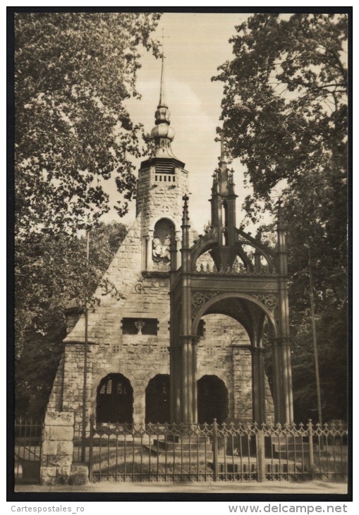 Lutzen-Kr. Weissenfels-gustav Adolf Denkmal Mit Kapelle-unused,perfect Shape - Lützen