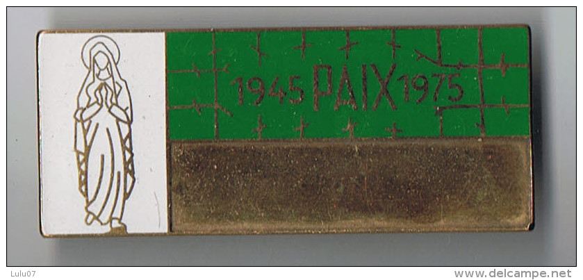 1945  PAIX  1975    Arthus  Bertrand   AB  Paris   Cuivre  25 Mm X  60 Mm - Andere & Zonder Classificatie