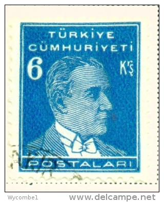 TURKEY  -  1931 To 1954  Kemal Attaturk  6k  Used As Scan - Usati