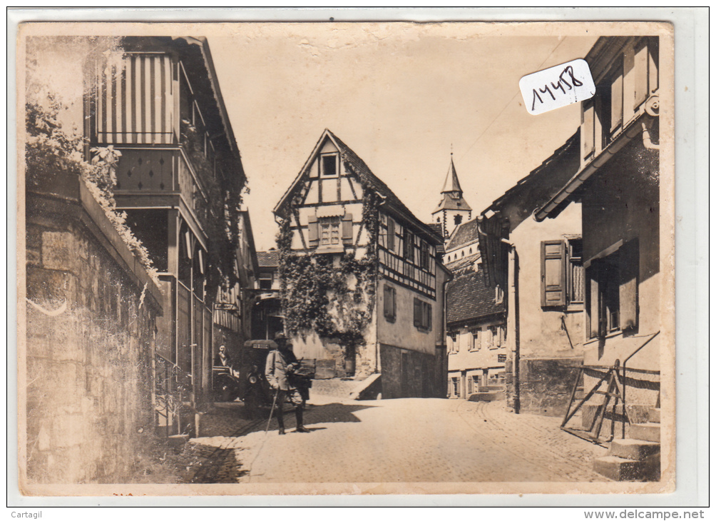 CPM GF - 14458-  Allemagne - Gernsbach - Une Jolie Rue De Village ( Défauts)-Envoi Gratuit - Gernsbach