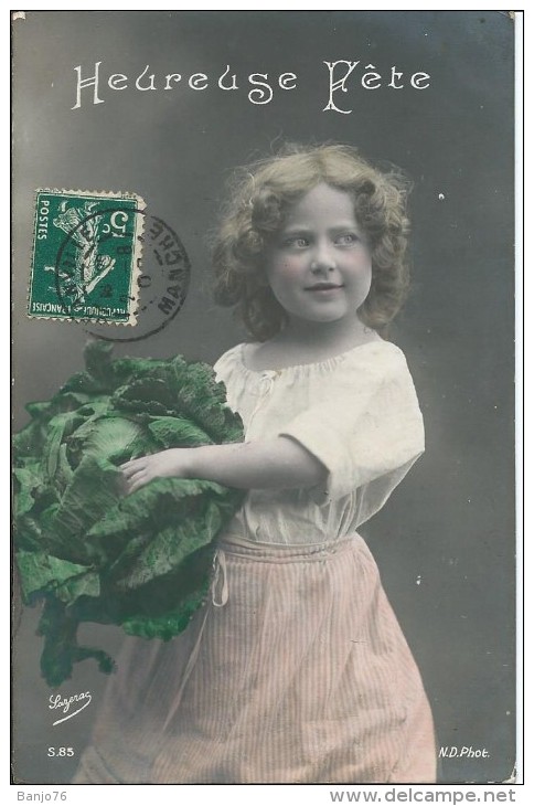 Portrait De Fillette - Heureuse Fête - Chou - Ritratti