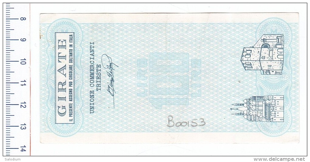 BANCA ANTONIANA DI PADOVA E TRIESTE - MINIASSEGNI - Banconota Banknote Assegno - [10] Assegni E Miniassegni