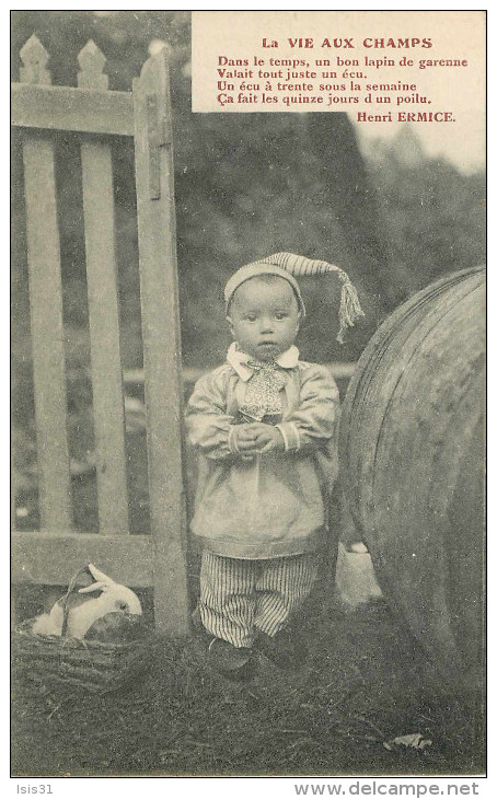 Agriculture - La Vie Aux Champs - Enfants - Animaux - Lapins - Lapin De Garenne - Henri Ermice - Bon état Général - Autres & Non Classés