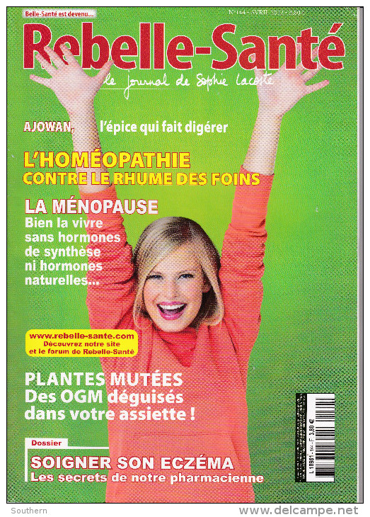 Le Journal De Sophie Lacoste N° 144 -04//2012 " Belle-Santé " TBE - Geneeskunde & Gezondheid