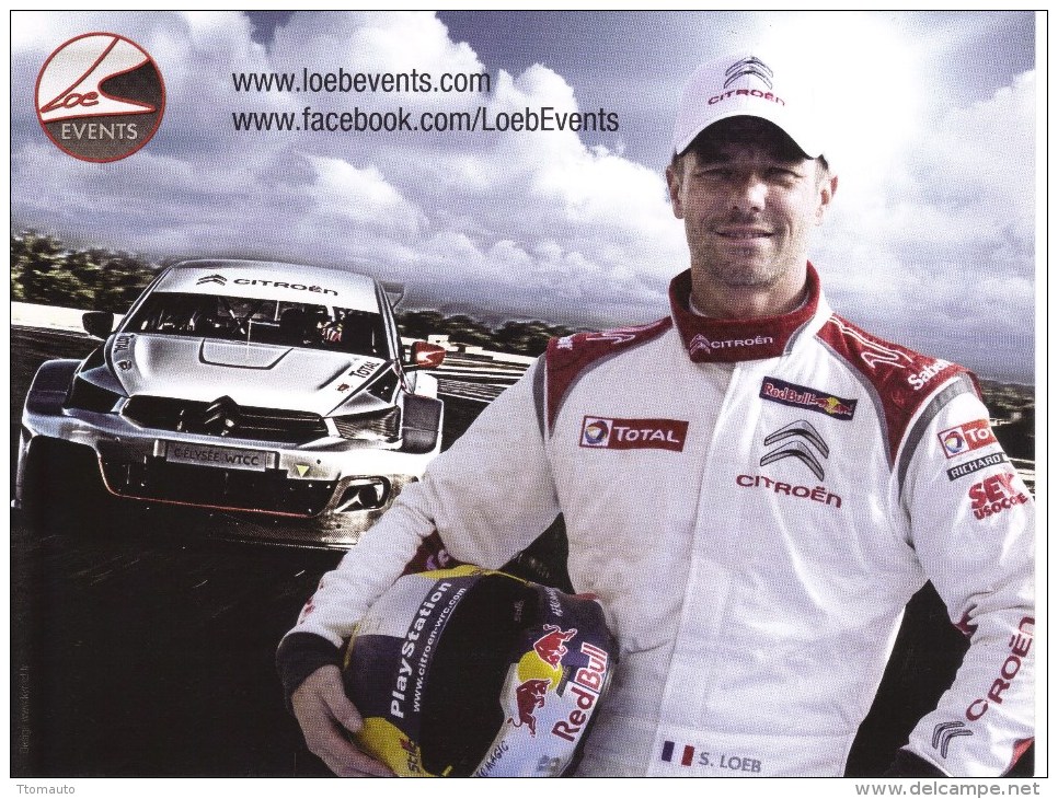 World Touring Car Championship  -  Citroen  -  Sebastien Loeb Racing   -  Carte Promo - Otros & Sin Clasificación