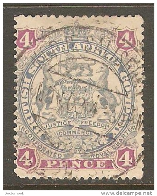 RHODESIA    Scott  # 54  VF USED - Autres & Non Classés