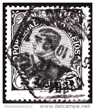 PORTUGAL - 1910,  D. Manuel II, 5 R.  Pap. Esmalte  (o)  MUNDIFIL  Nº 157 - Oblitérés