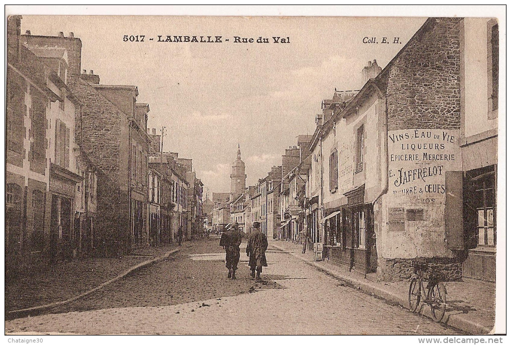 LAMBALLE - Rue Du Val  (1) 1916 TBE - Lamballe